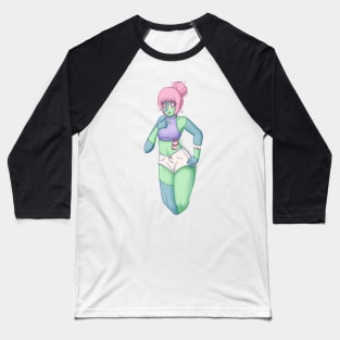 Zombie girl Baseball T-Shirt